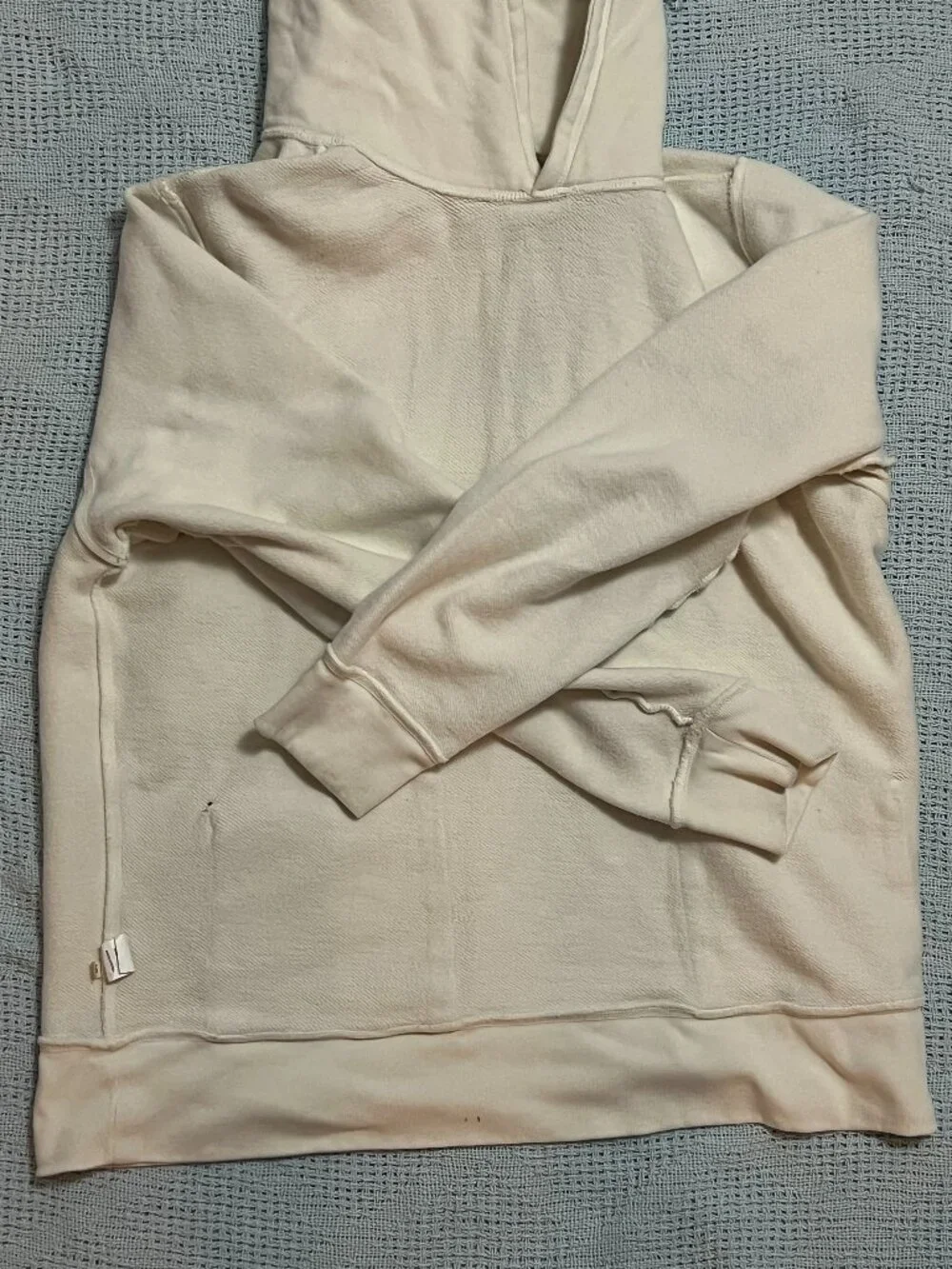 NickerBocker NYC Men's Standard Hoodie XL  - Ivory (100% Cotton)